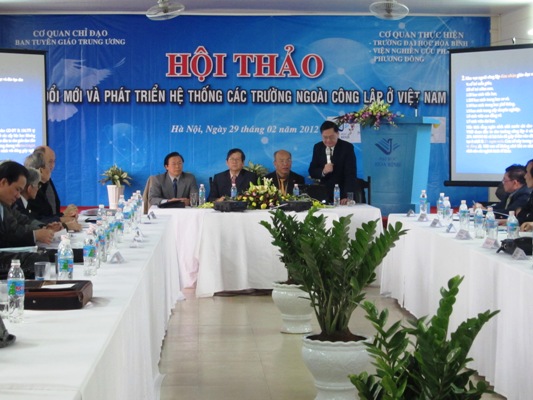 Đổi mới và phát triển hệ thống các trường ngoài công lập ở Việt Nam